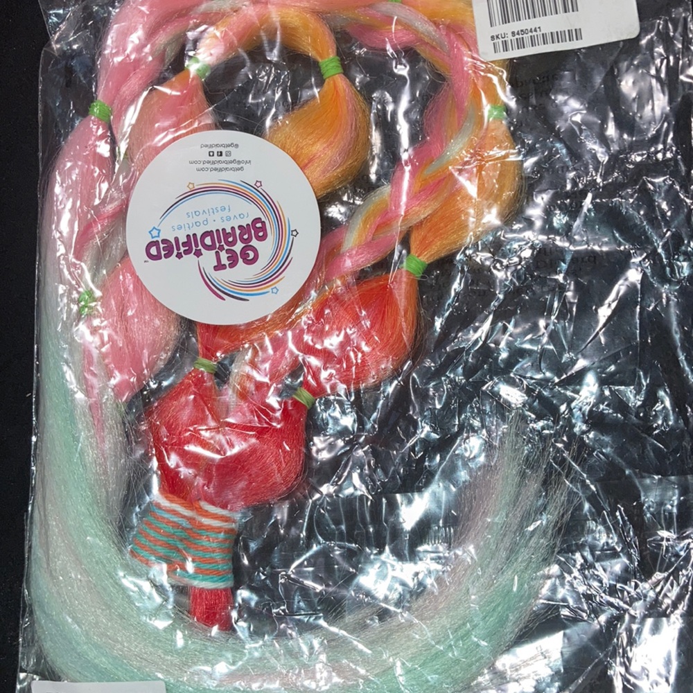 Clip in fun hair piece